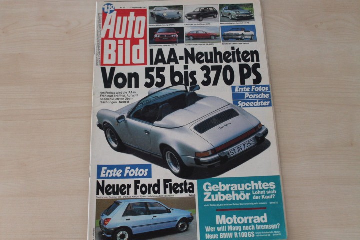 Deckblatt Auto Bild (37/1987)